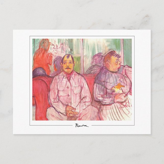 Cartão Postal Henri de Toulouse-Lautrec #296 - Fine Art Postc... (Frente)