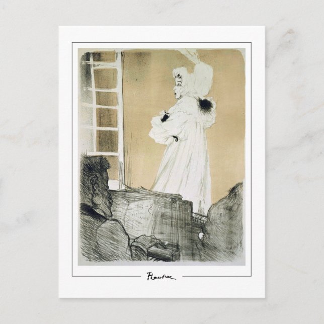 Cartão Postal Henri de Toulouse-Lautrec #322 - Fine Art Postc... (Frente)