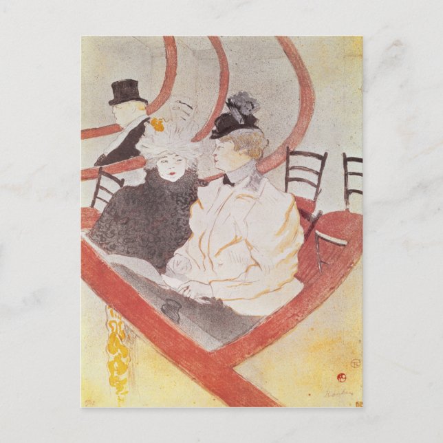 Cartão Postal Henri de Toulouse-Lautrec | Grande Loge, 1897 (Frente)