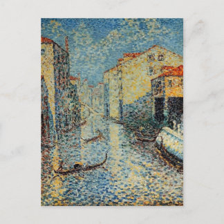 Cartão Postal Henri-Edmond Cross- A Canal Venetiano