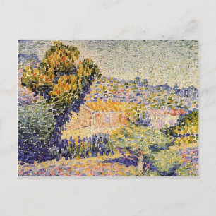 Cartão Postal Henri-Edmond Cross - A Casa Rosa