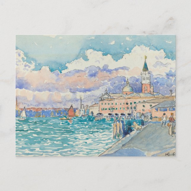 Cartão Postal Henri-Edmond Cross - Veneza, 1903 (Frente)