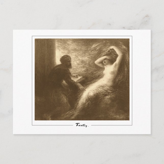 Cartão Postal Henri Fantin-Latour #454 - Cartão-postal de arte (Frente)