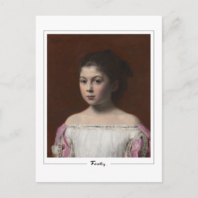 Cartão Postal Henri Fantin-Latour #473 - Cartão-postal de arte (Frente)