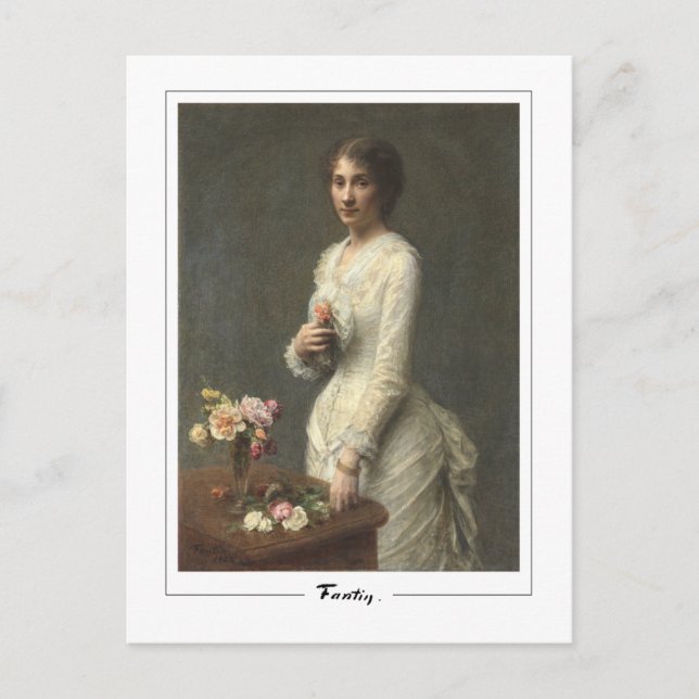 Cartão Postal Henri Fantin-Latour #493 - Cartão-postal de arte (Frente)