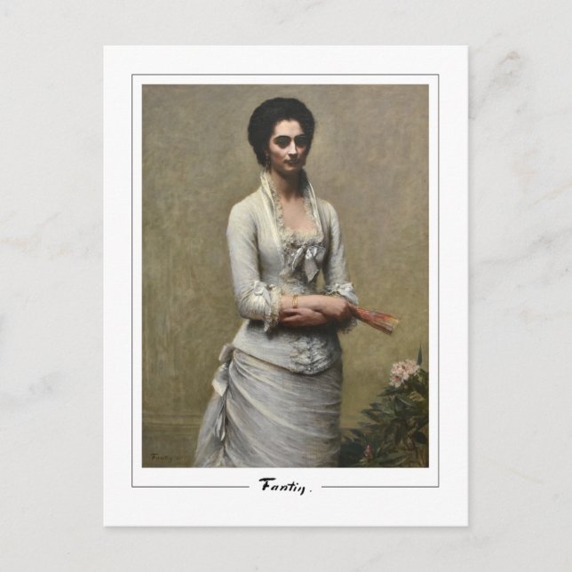 Cartão Postal Henri Fantin-Latour #495 - Cartão-postal de arte (Frente)