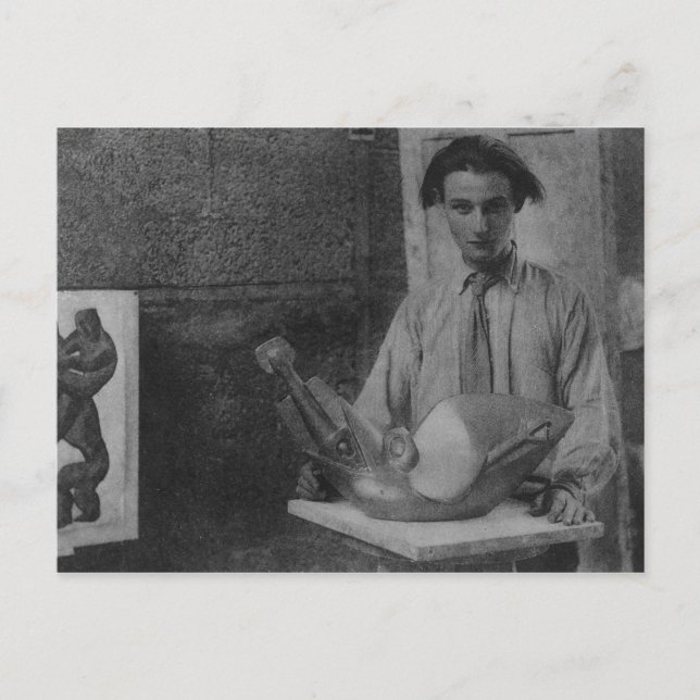 Cartão Postal Henri Gaudier-Brzeska (Frente)