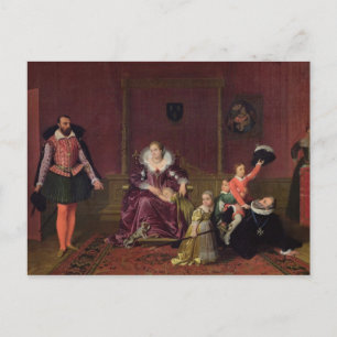 Cartão Postal Henri IV King da França e Navarre Playing