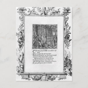 Cartão Postal Henri IV King of France e Navarre ensinando