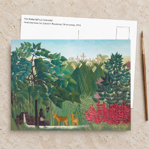 Cartão Postal Henri Rousseau - A Cachoeira