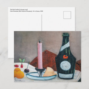 Cartão Postal Henri Rousseau - A Vela Rosa