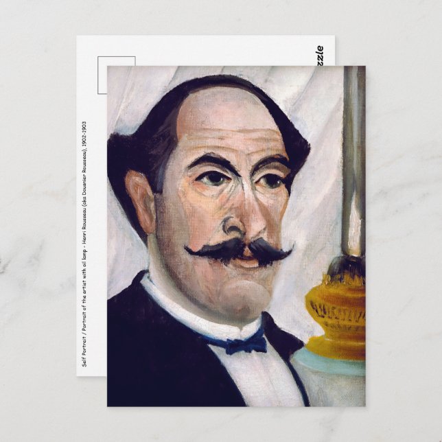 Cartão Postal Henri Rousseau - Autorretrato (Frente/Verso)