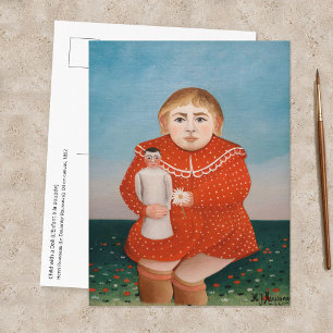 Cartão Postal Henri Rousseau - Criança com uma Boneca