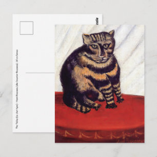 Cartão Postal Henri Rousseau - O Gato Listrado