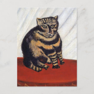 Cartão Postal Henri Rousseau - O Gato Tigre ( Le Chat Tigre )