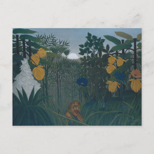 Cartão Postal Henri Rousseau - O Repassado do Leão