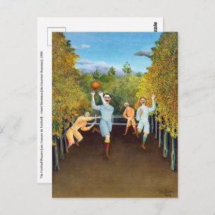 Cartão Postal Henri Rousseau - Os Jogadores De Futebol