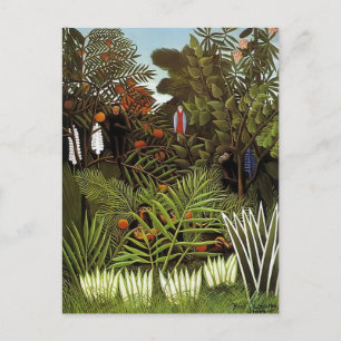 Cartão Postal Henri Rousseau - Paisagem Exótica
