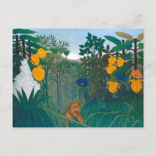 Cartão Postal Henri Rousseau Restaurou o Repassado do Trabalho d