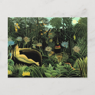 Cartão Postal Henri Rousseau's The Dream (1910)