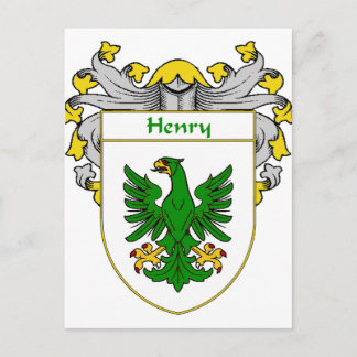 Cartão Postal Henry Casaco de Braços (Mantled)