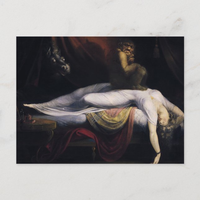 Cartão Postal Henry Fuseli - O Pesadelo (Frente)