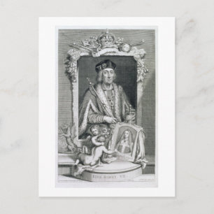 Cartão Postal Henry VII (1457-1509) King of England, de 1485, a