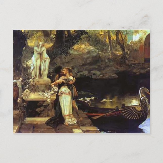 Cartão Postal Henryk Siemiradzki - Seguindo o exemplo dos deuses (Frente)