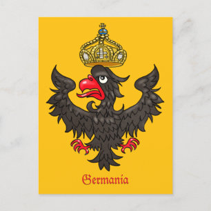 Cartão Postal Heraldic Eagle