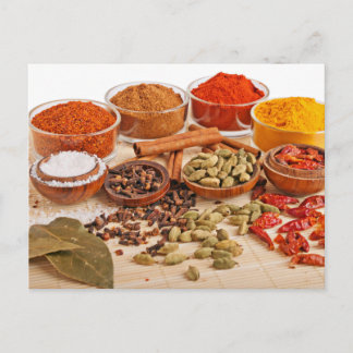 Cartão Postal Herb Themed