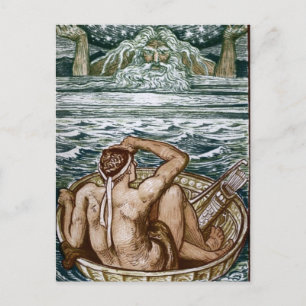 Cartão Postal Hércules e Atlas