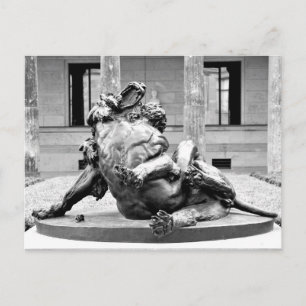 Cartão Postal Hércules e Leão Nemean