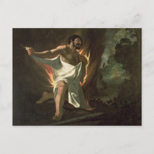 Cartão Postal Hércules Tearing the Burning Robe, c.1634