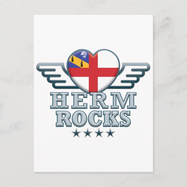 Cartão Postal Herm Rocks v2 (Frente)