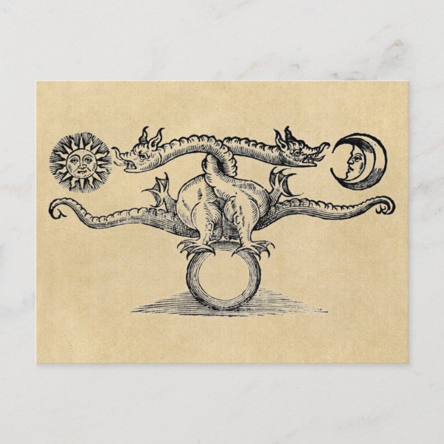 Cartão Postal Hermes Bird Alchemy (Frente)