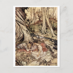 Cartão Postal Hermia e Lysander