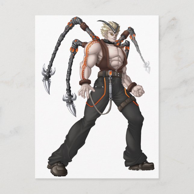 Cartão Postal Herói-Animo Mutante (Frente)