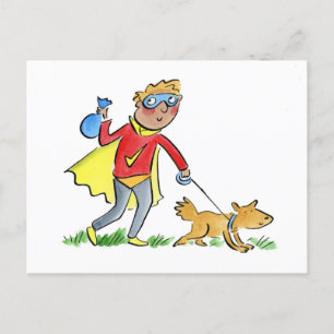 Cartão Postal Herói do cachorro
