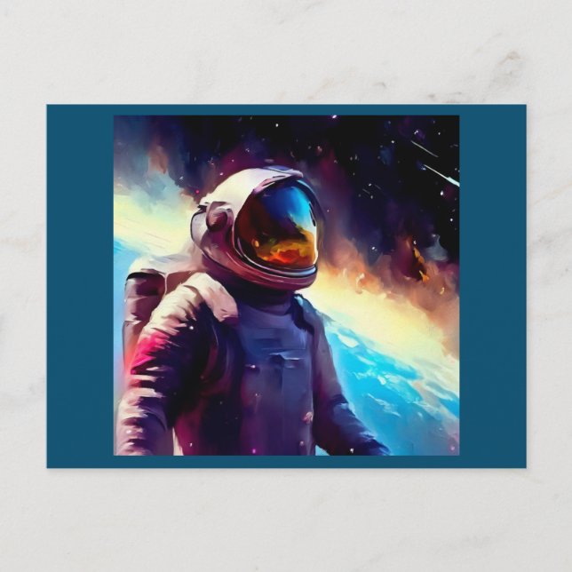 Cartão Postal Herói Espacial de SF 1 (Frente)