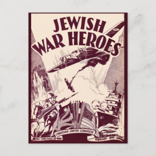 Cartão Postal Heróis da Guerra Judaica