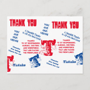 CARTÃO POSTAL HERÓIS DO CORONAVÍRUS