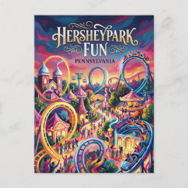 Cartão Postal Hersheypark Pensilvânia