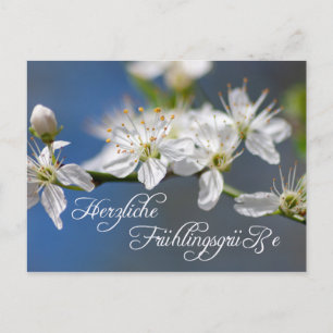 Cartão Postal Herzliche Frühlingsgrüße