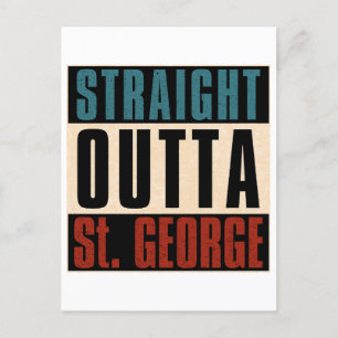 Cartão Postal Hetero fora da Rua George Utah UT
