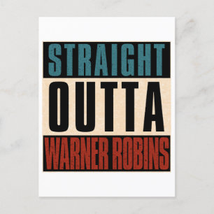 Cartão Postal Hetero fora da Warner Robins Georgia GA