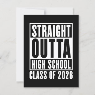 Cartão Postal Hetero fora do Segundo grau Classe de 2026