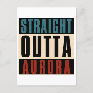 Cartão Postal Hetero Outta Aurora Colorado CO