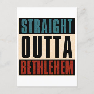 Cartão Postal Hetero Outta Bethlehem Pensilvânia PA
