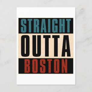 Cartão Postal Hetero Outta Boston Massachusetts MÃES EUA