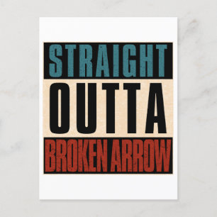 Cartão Postal Hetero Outta Broken Arrow Oklahoma OK